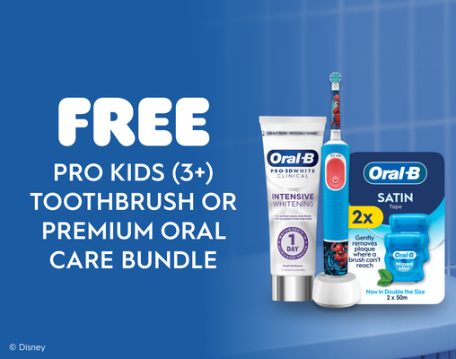 FREE Kids Electric Toothbrush or Premium Oral Care Bundle when you spend over £150