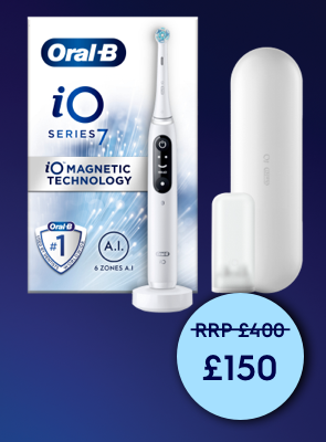 Oral B iO7 White with Travel Case (Spring Deal Sales)